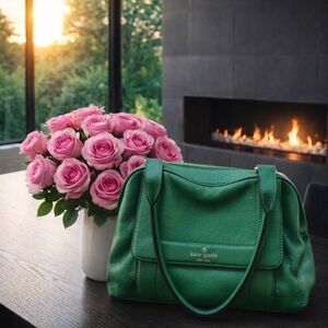 Kate Spade Leila Medium Flap Leather Handbag